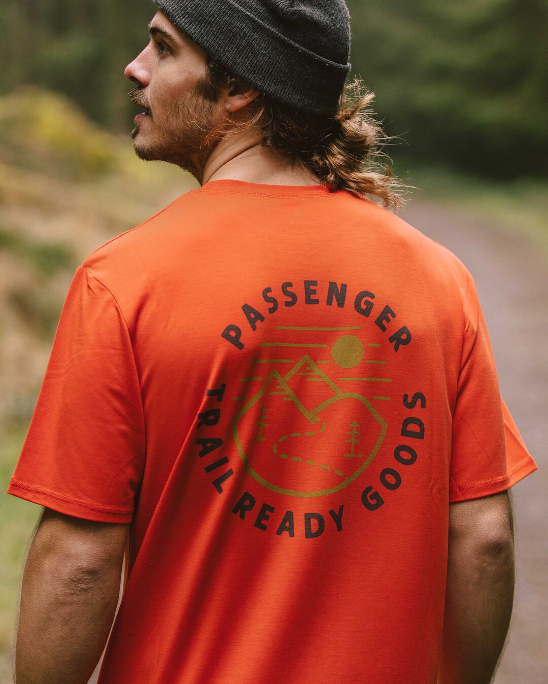 Trail Recycled Active T-Shirt - Warm Orange