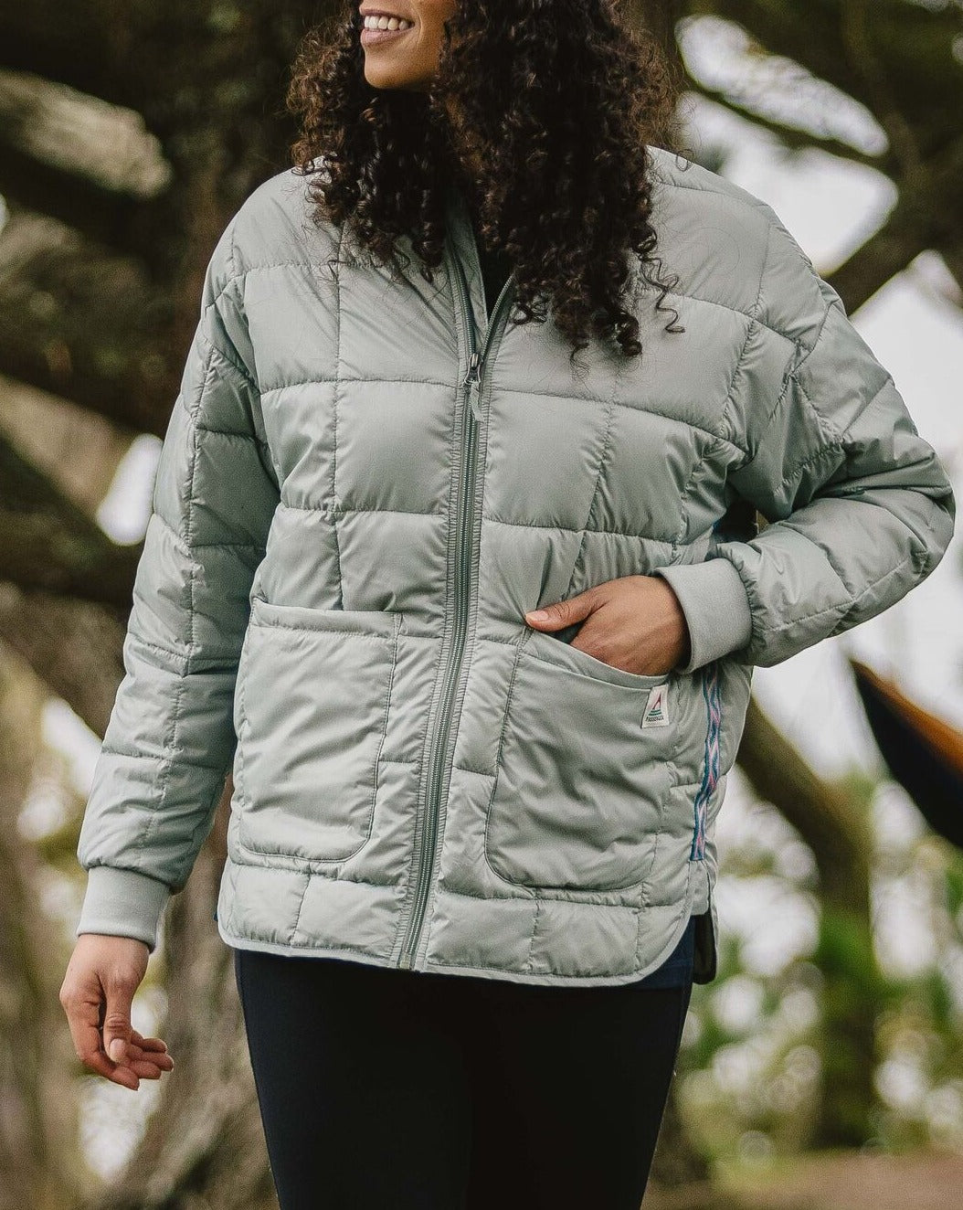 Lorelei Oversized Insulated Jacket - Pistachio