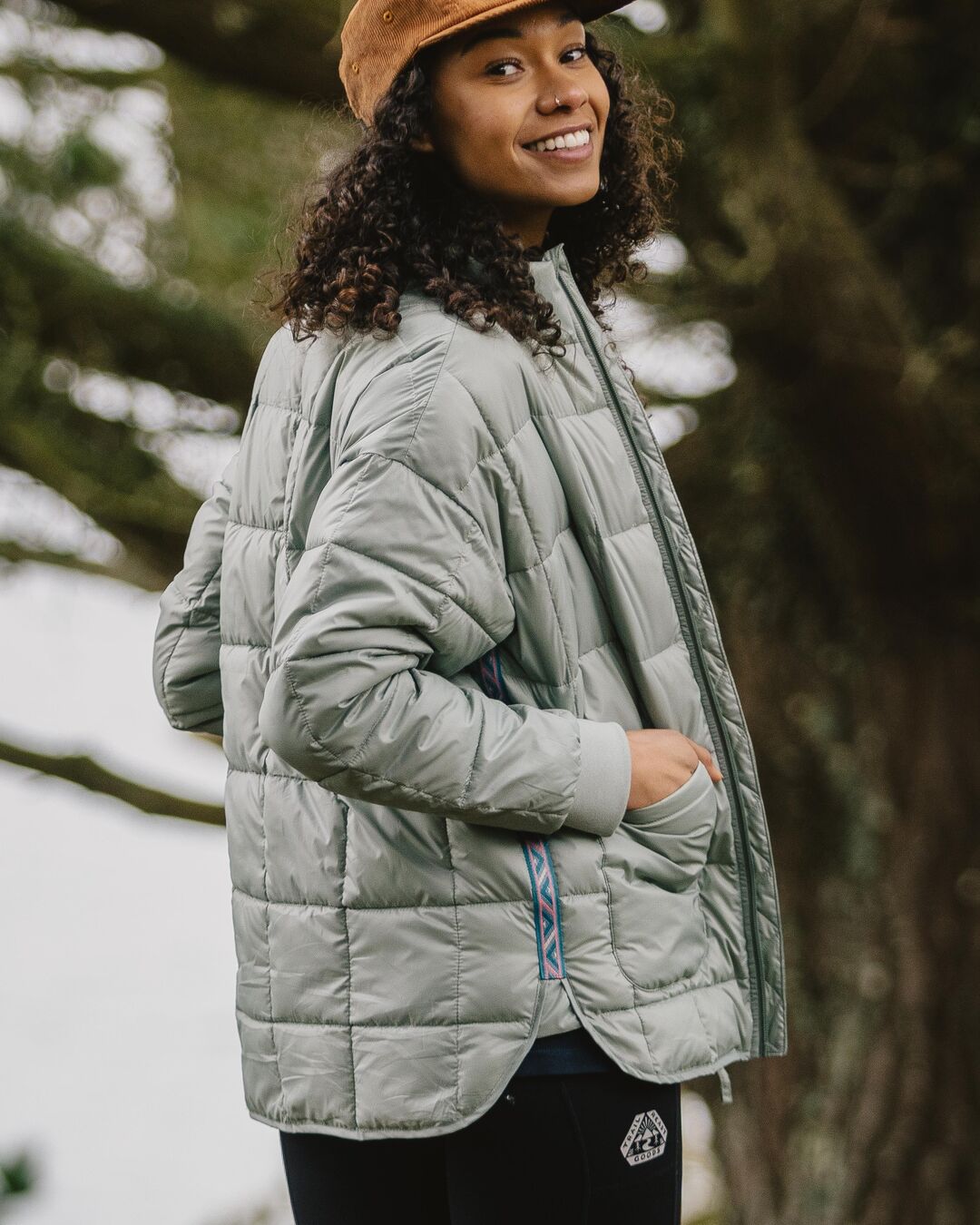 Lorelei Oversized Insulated Jacket - Pistachio