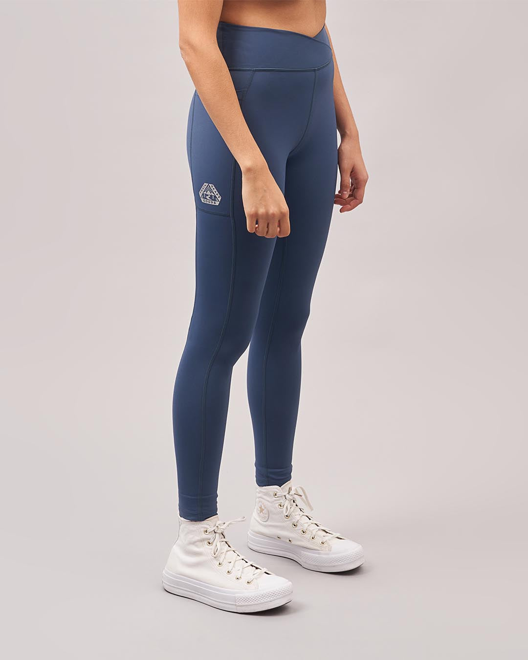 Fresh Air Recycled Leggings - Blue Coral