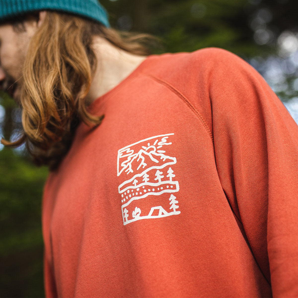 Nature Hemp Sweatshirt - Hot Sauce