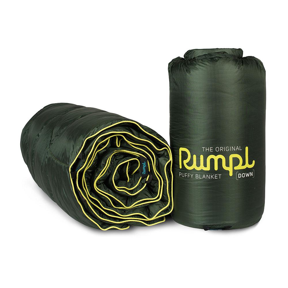 Image of Rumpl Down Puffy Blanket 2 Person - Forest Green