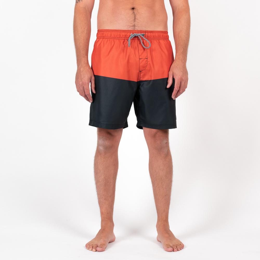 Image of Sunsetts Hybrid Shorts - Rust/Black