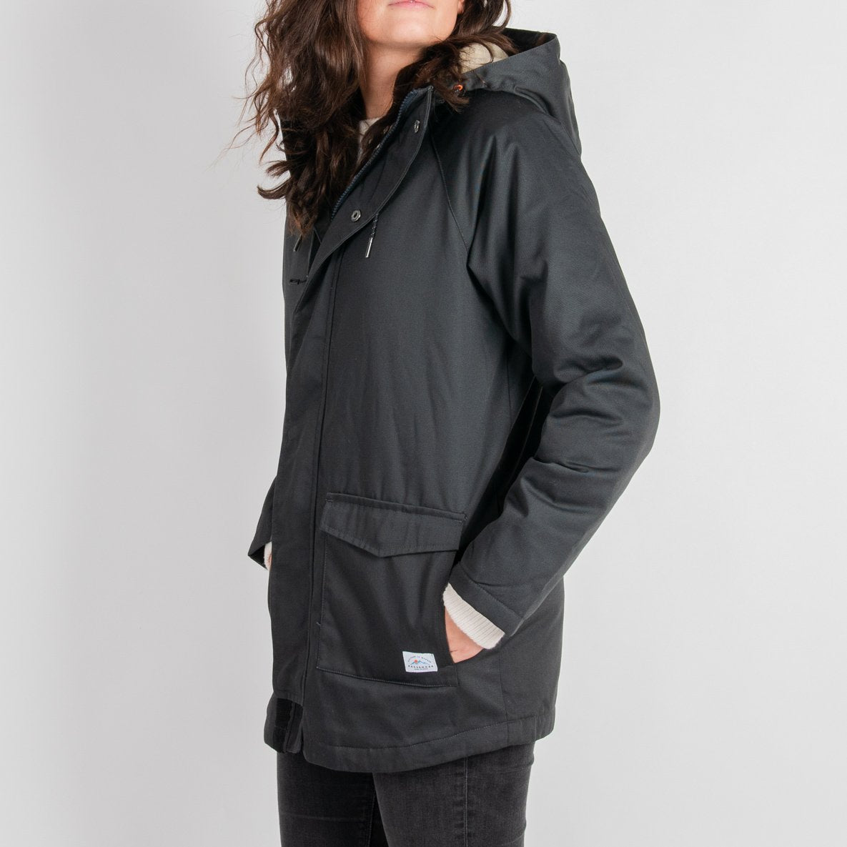 Image of Black Spruce Parka Jacket - Charcoal