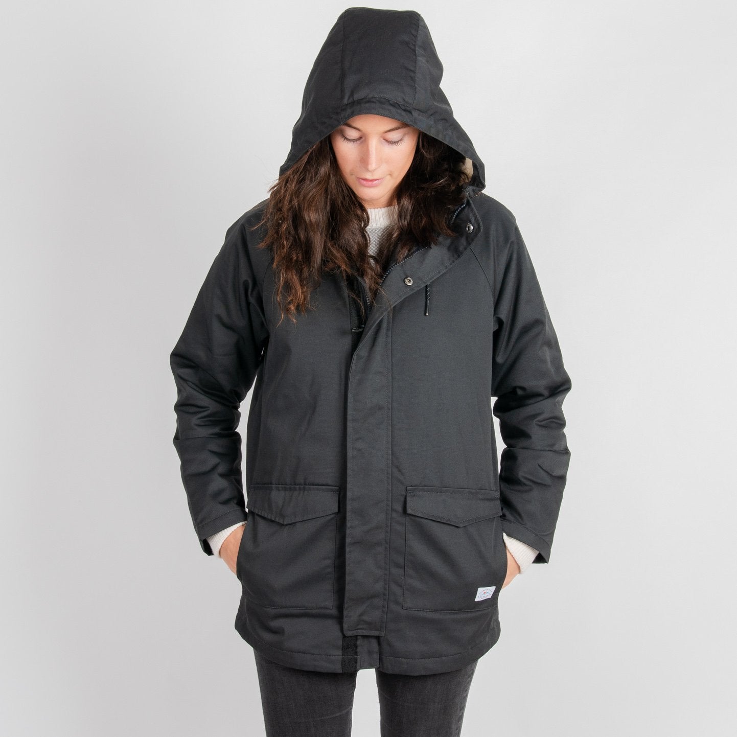 Image of Black Spruce Parka Jacket - Charcoal