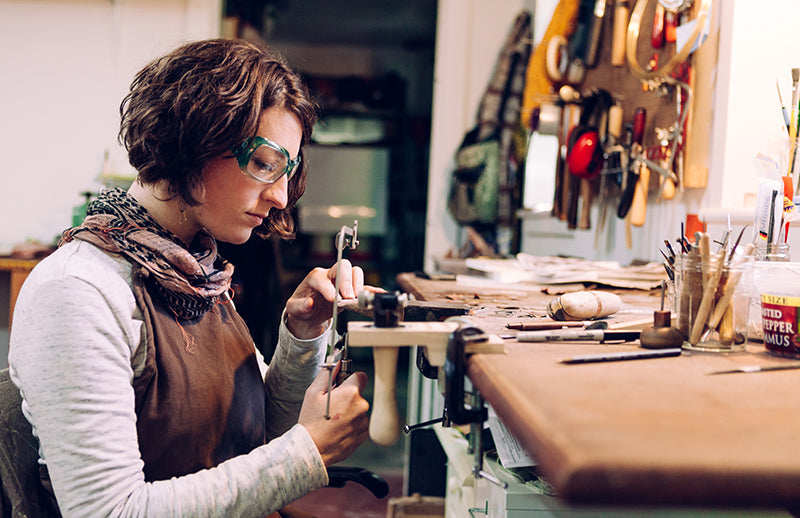 Kate Mess Jewelry Artist at The Good Supply in Pemaquid Maine