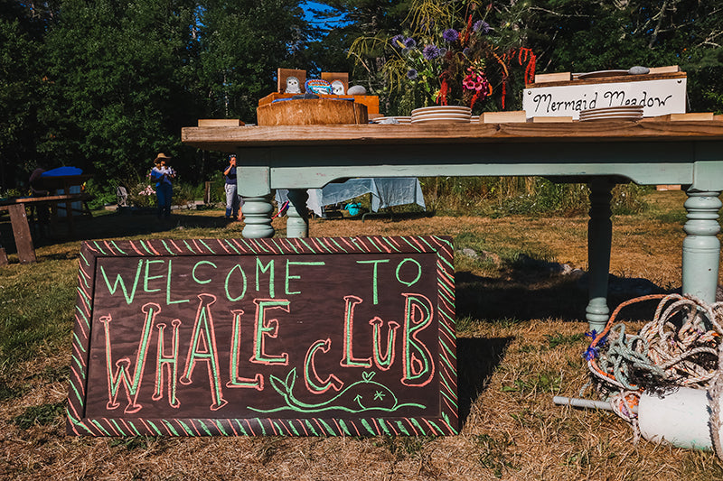 Welcome to Whale Club 2022 The Good Supply Pemaquid Midcoast Artisan Store Made in Maine USA photo by Katya Martin