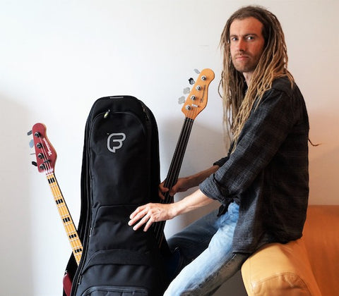Remco with Fusion Bass Bag