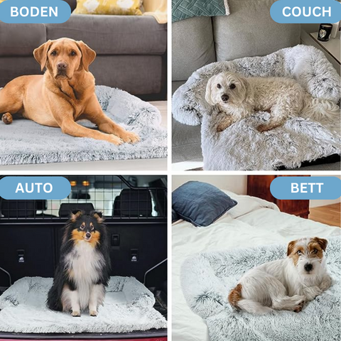 Kuscheliges Hunde-Sofabett "Wolkentraum" - Anti-Stress, wasserdicht, leicht waschbar