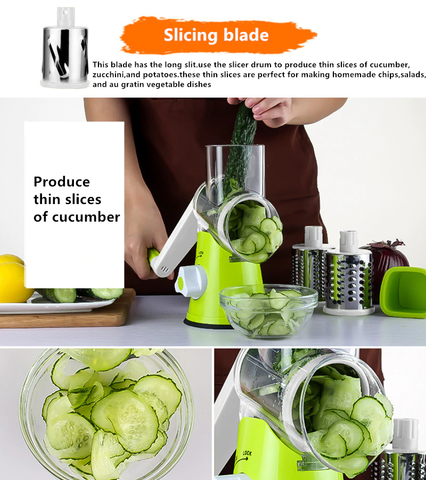 Multi-Use Mandoline Food Slicer