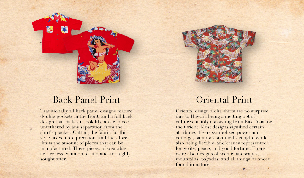 Aloha Shirt Print Designs