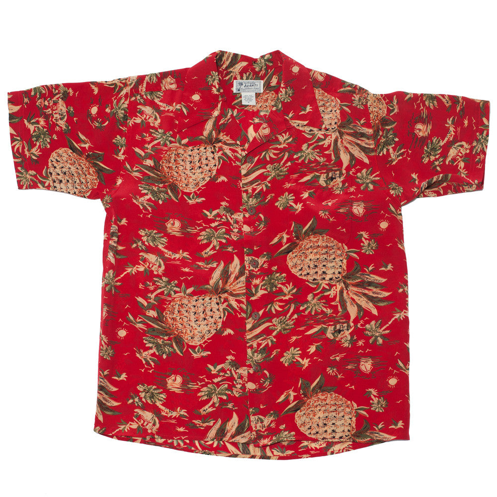 red pineapple shirt