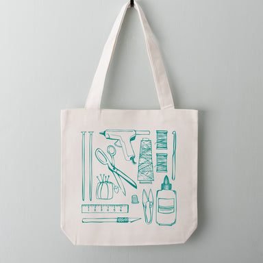 Beach Life, recycled cotton and jute tote bag — Vital Industries