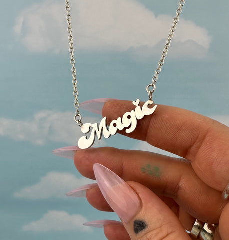 Handmade Magic Silver necklace