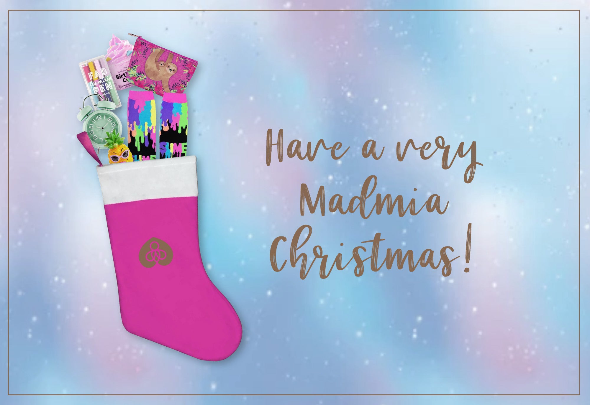 You can't go wrong with a Christmas stocking packed with goodies from Harper Bee and Madmia.