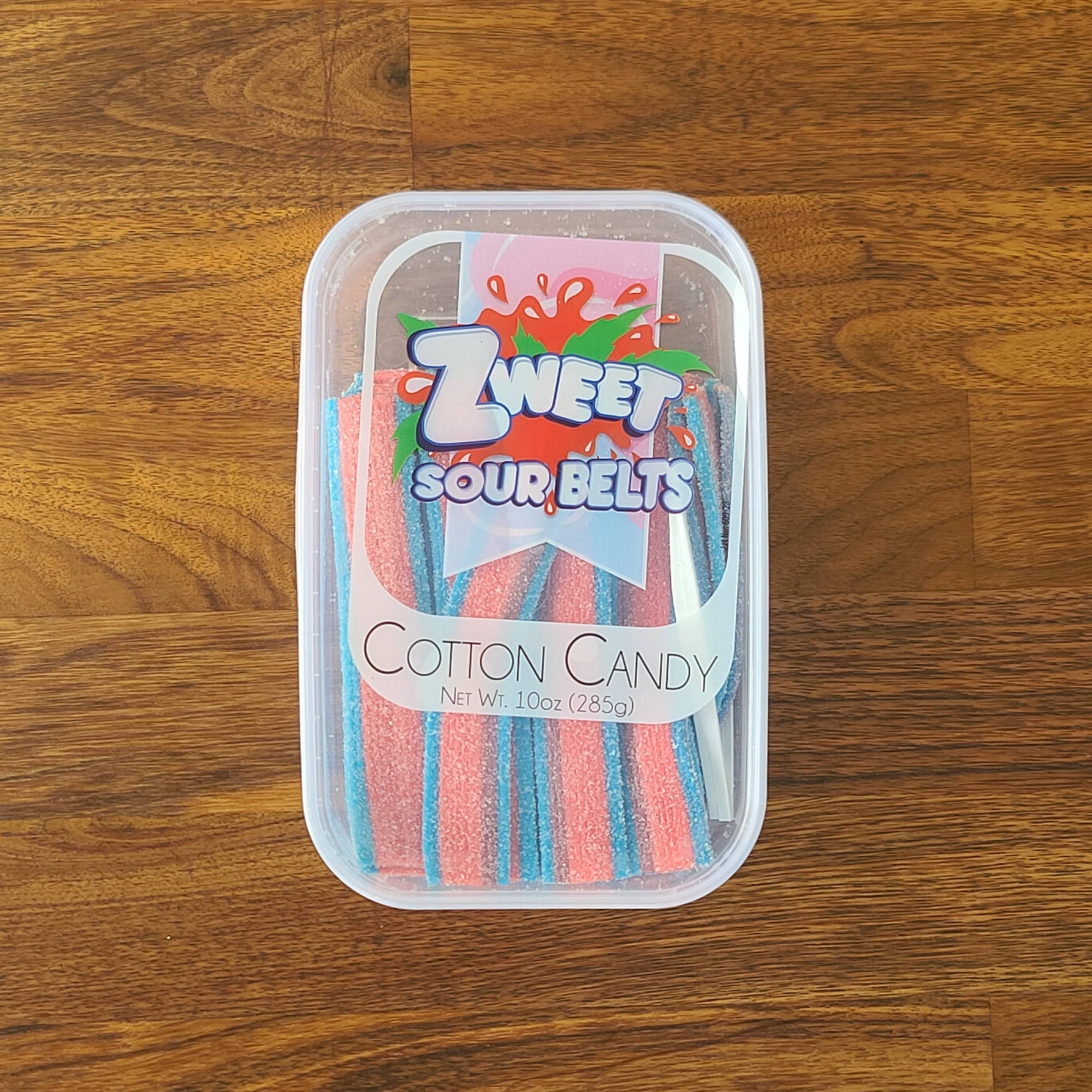 Zweet Sour Cotton Candy Belts — Cravings Gourmet Popcorn
