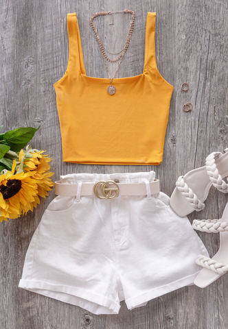 Yellow Natalie Top