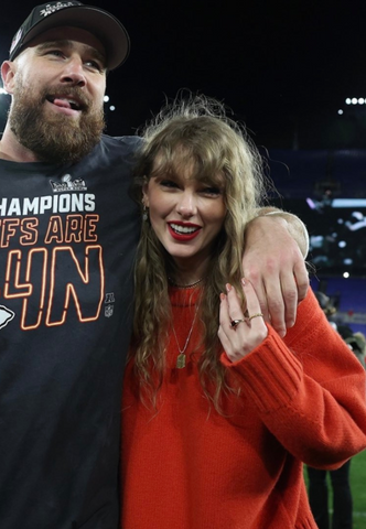 Taylor Swift and Travis Kelce