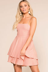 Pink Blush Mini Skatet Dress