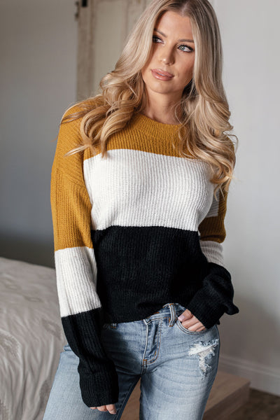 Meet Me Colorblock Sweater