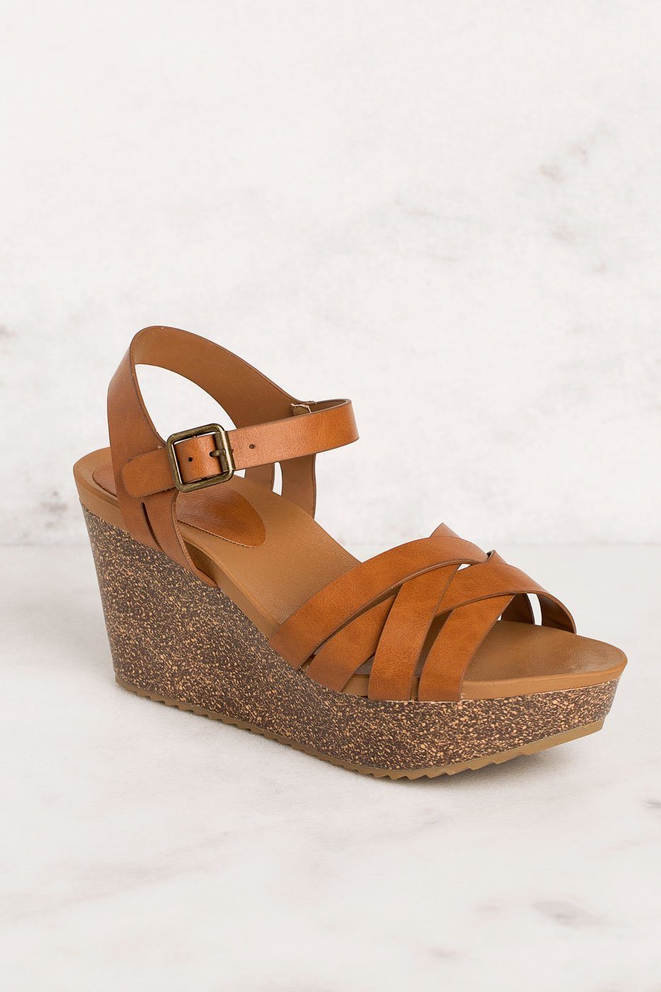 tan wedges