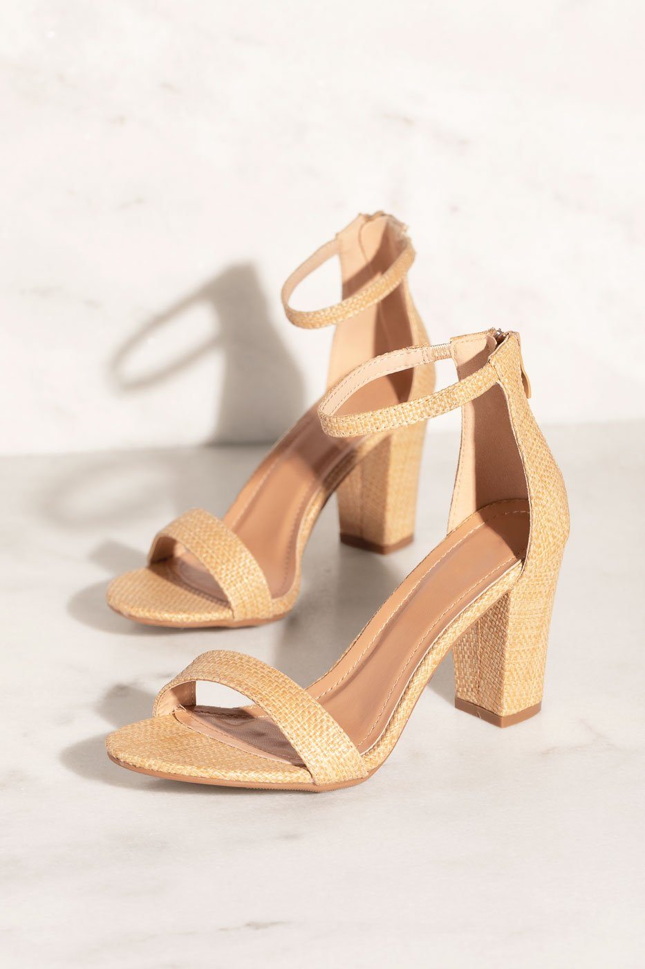 raffia heels