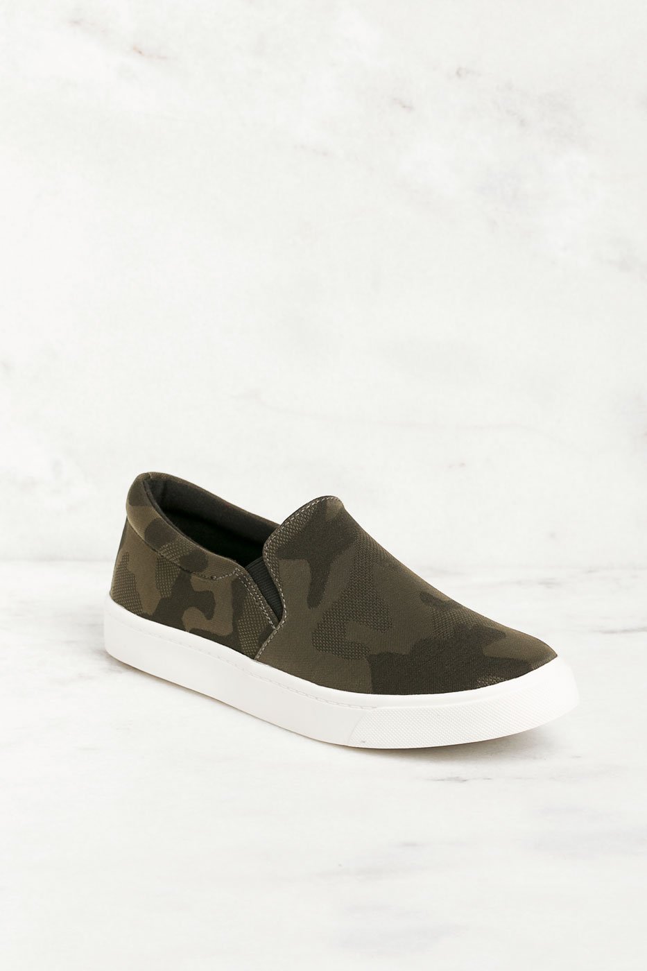 camo slip on sneakers