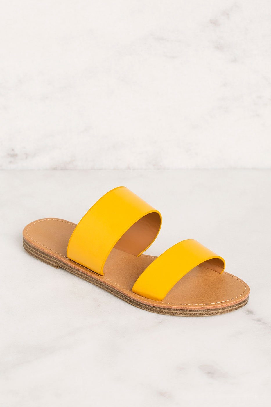 mustard sandals