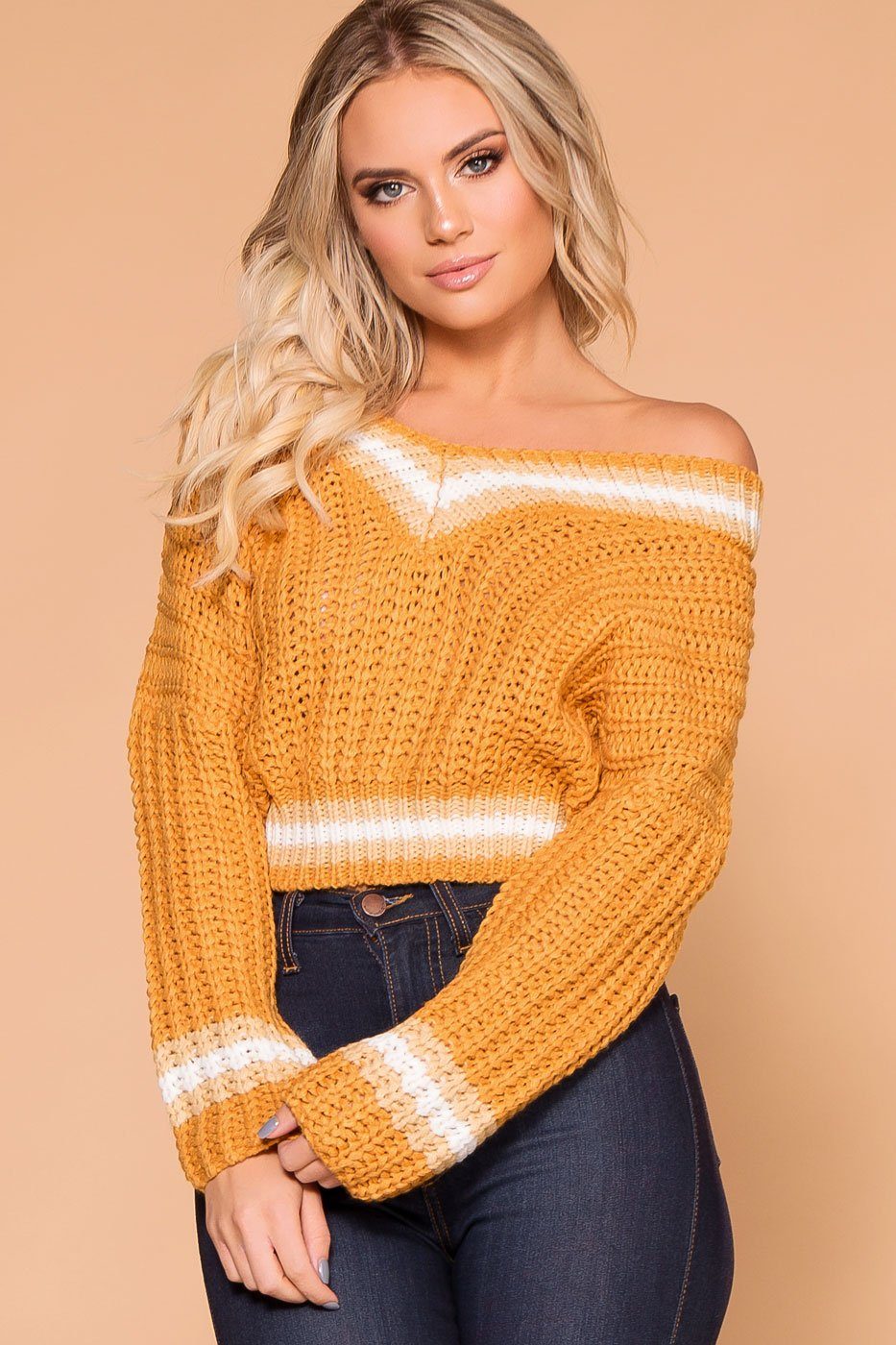 mustard sweater