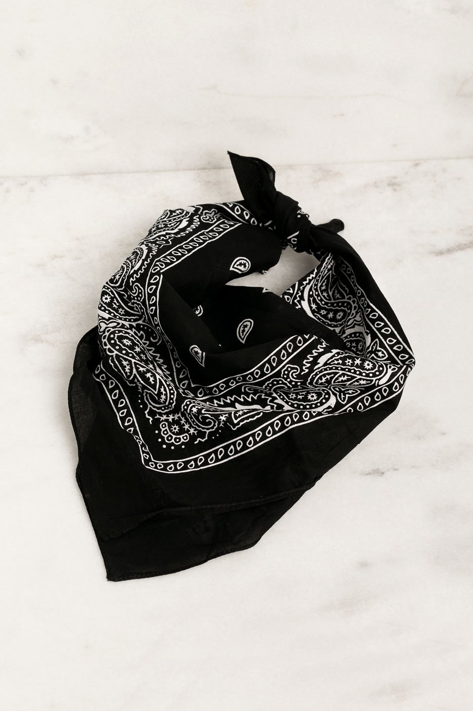 Rebel Heart Bandana - Black | Hana Accessories