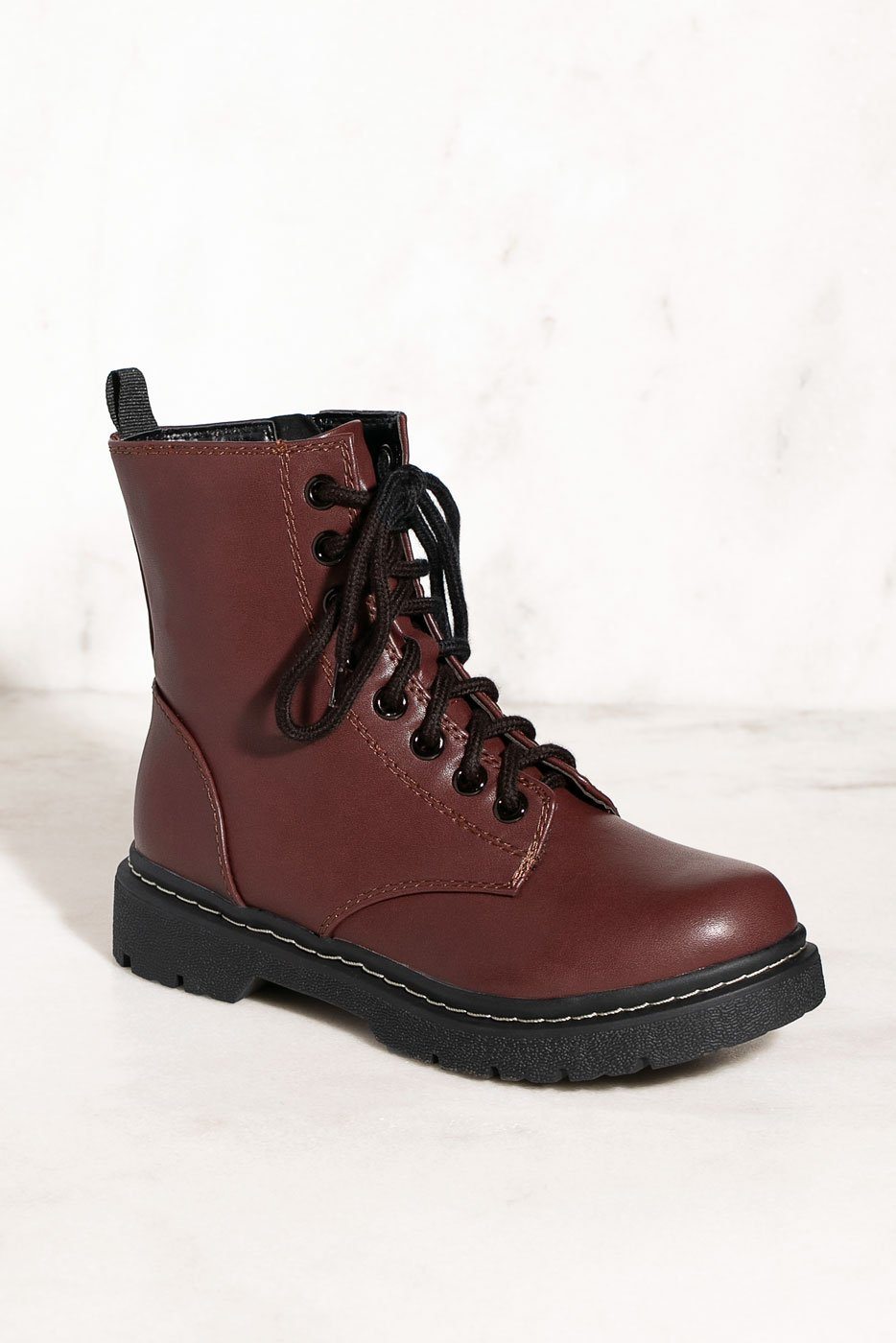 cheap burgundy boots