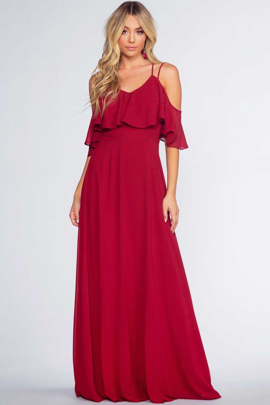 Mythical Romance Maxi Dress - Merlot by Priceless