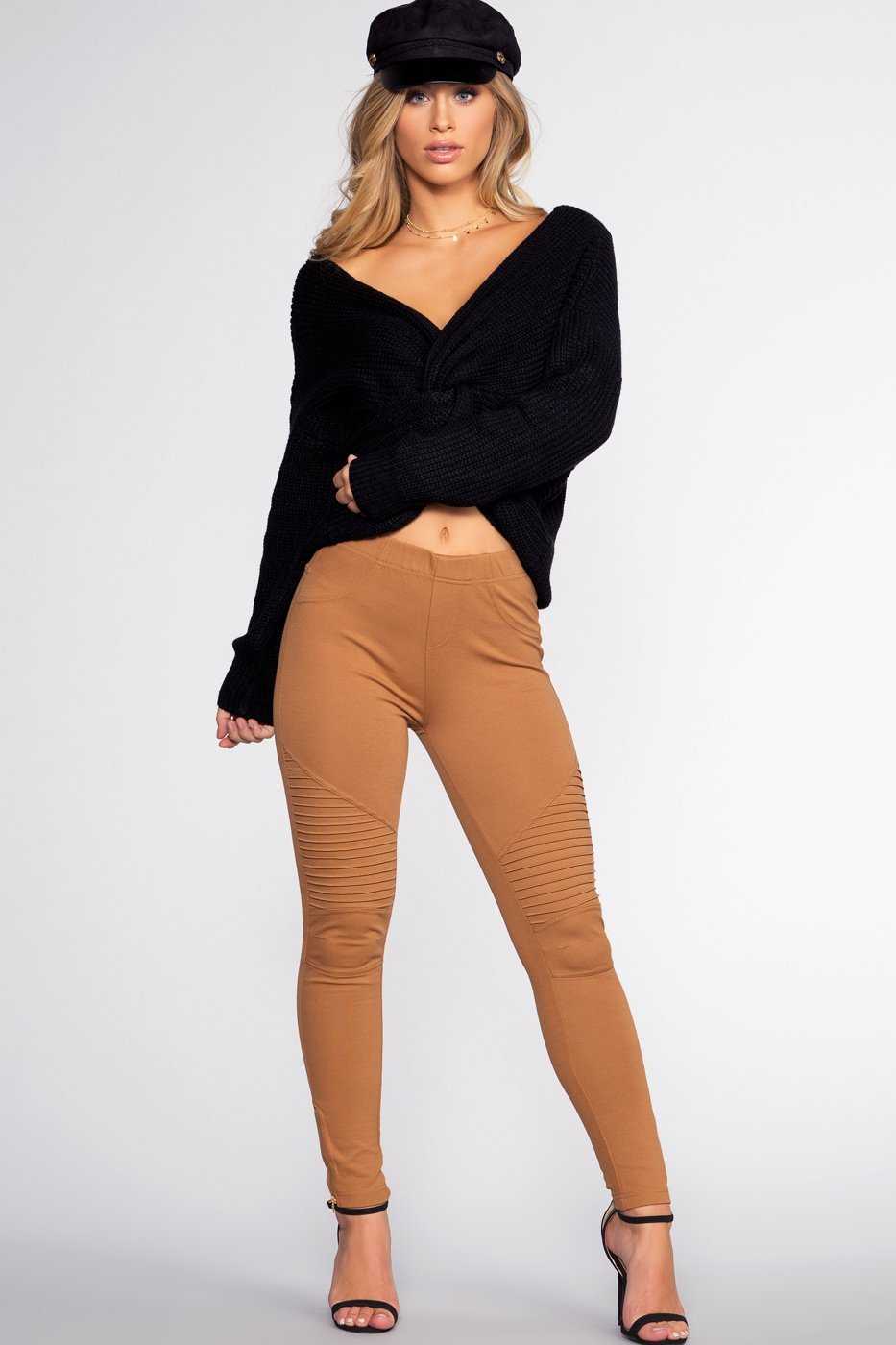 camel colored jeggings