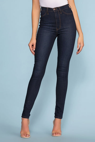 Mika High Waisted Jeans - Dark Wash by 