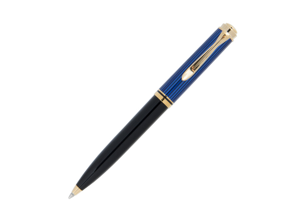 Pelikan K600 Ballpoint pen, Black and red, Gold trim, 928937