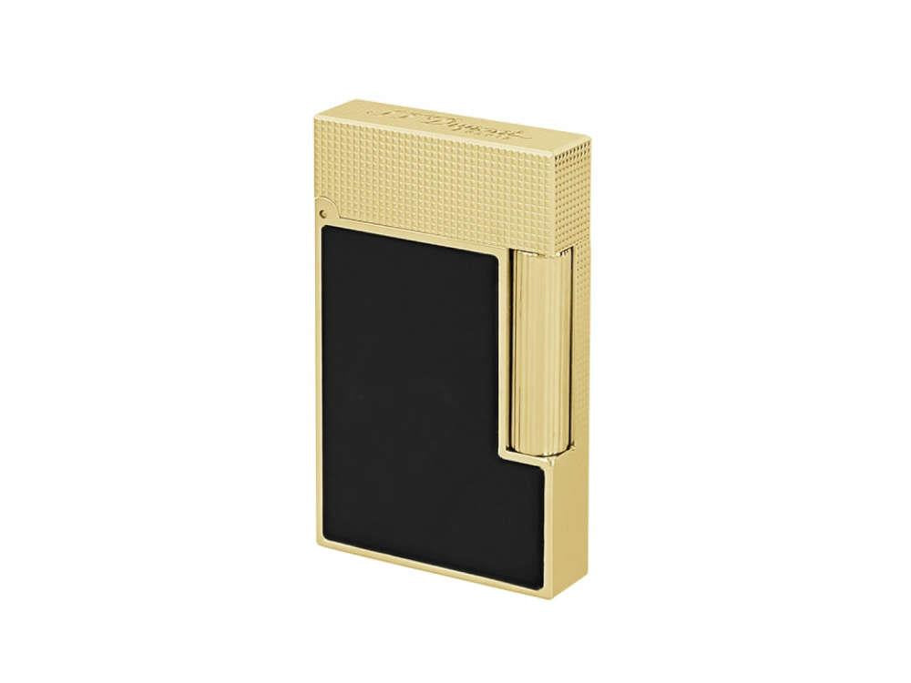 S.T. Dupont Ligne 2 Guilloche Lighter, Lacquer, Gold trim, Orange, C16 -  Iguana Sell