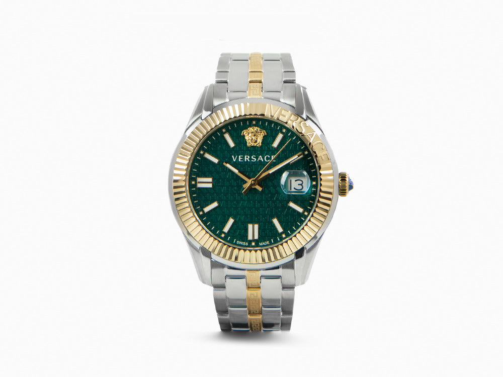 mm, 42 Sell Code Quartz - Iguana Watch, VE6A00423 Green, Crystal, Sapphire Versace V