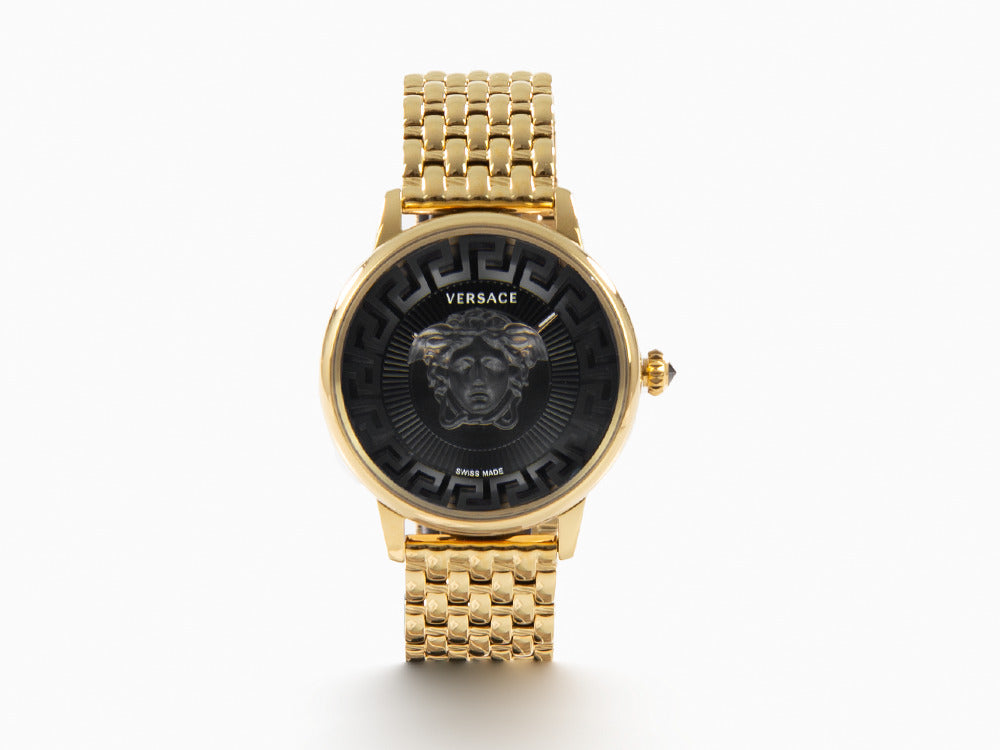 Versace Medusa Alchemy Quartz Watch, PVD Gold, Golden, 38 mm, VE6F0062 -  Iguana Sell