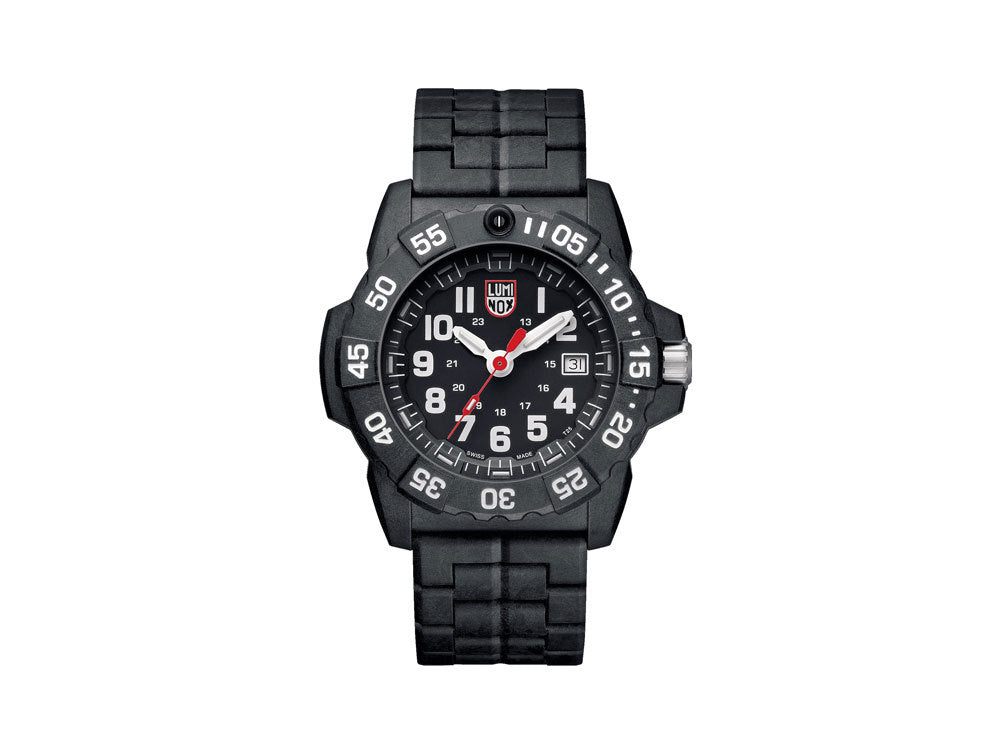 Luminox Navy Seal Colormark Quartz Watch, Carbon, Black, XS.3051