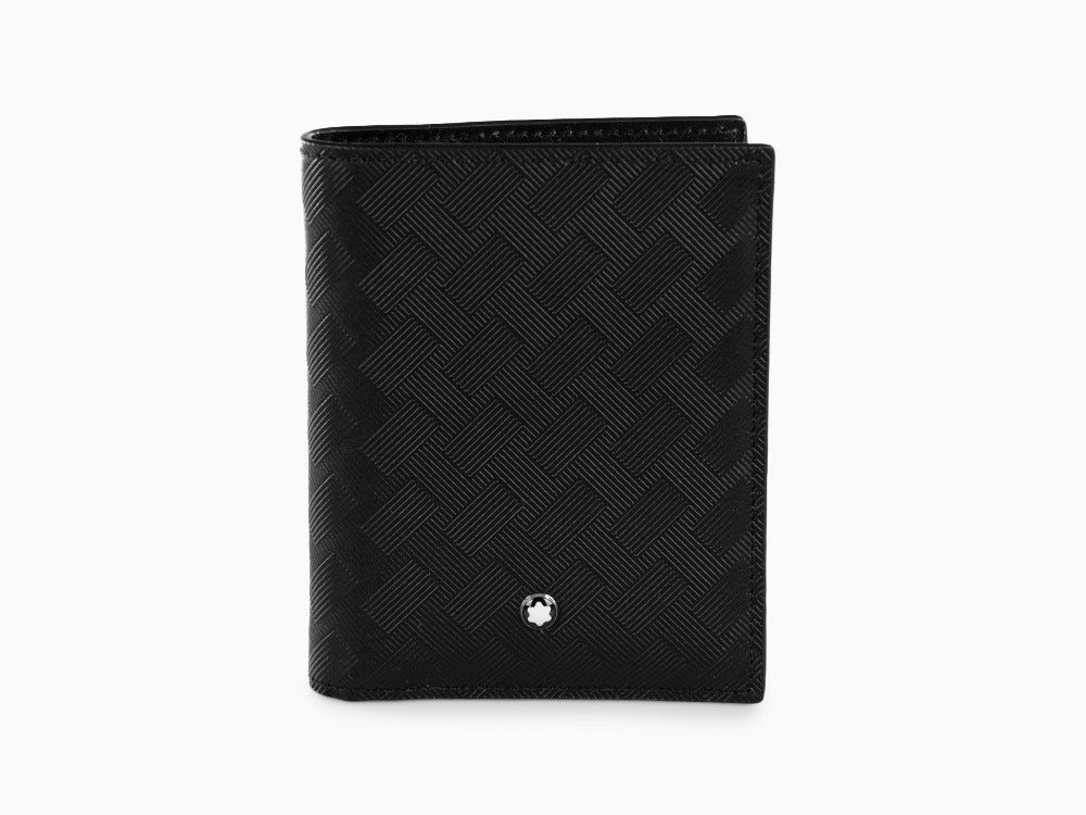 Montblanc Sartorial Wallet, Leather, Black, 6 Cards, Money Clip