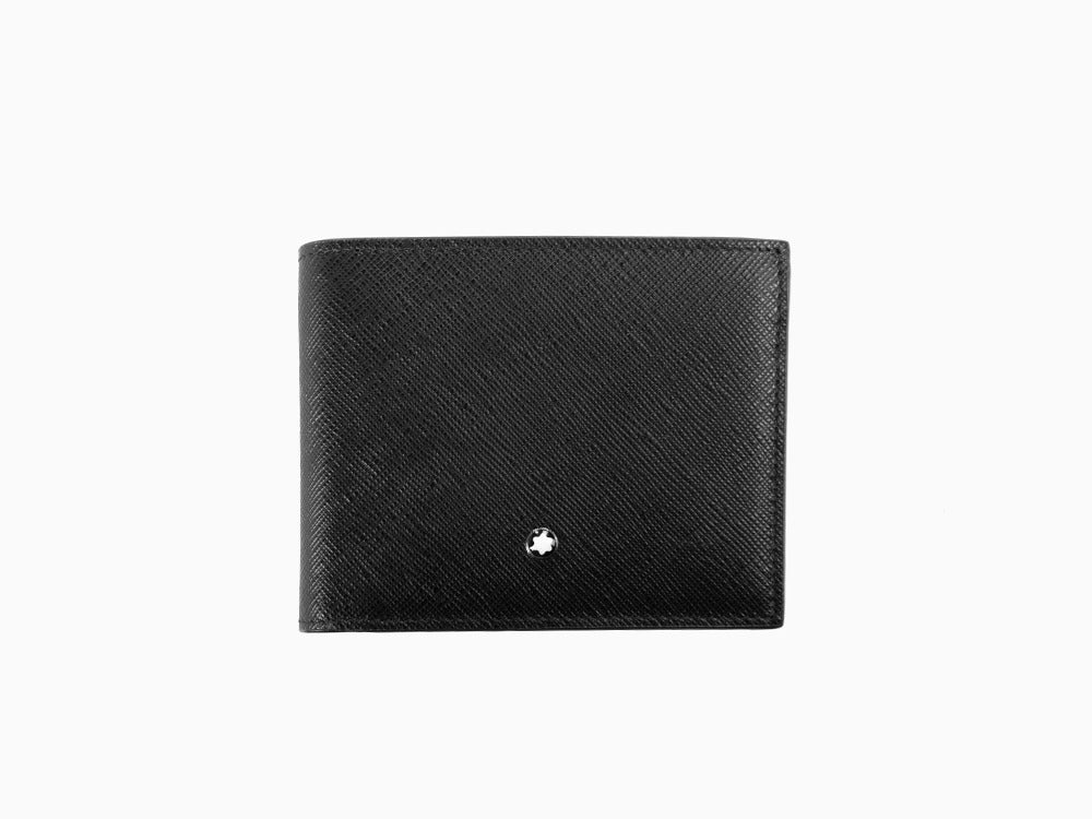 Montblanc Sartorial Wallet, Leather, Black, 6 Cards, Money Clip, 13031 -  Iguana Sell