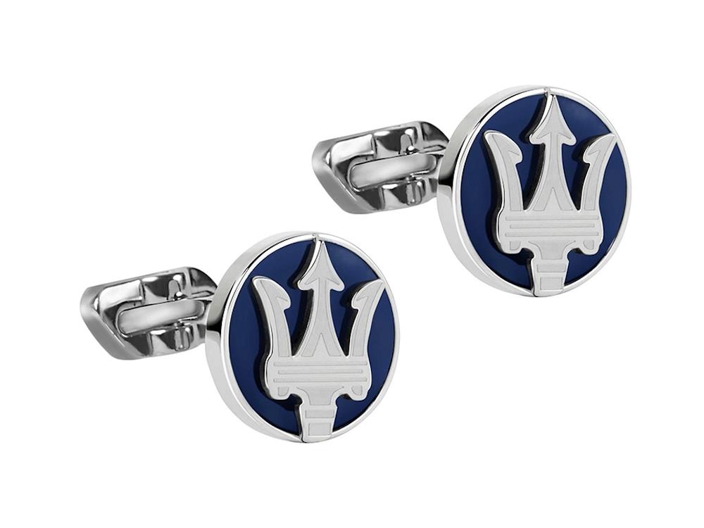 Maserati Gioielli Cufflinks, Steel, Silver, Polished, JM121ATK14 - Iguana  Sell