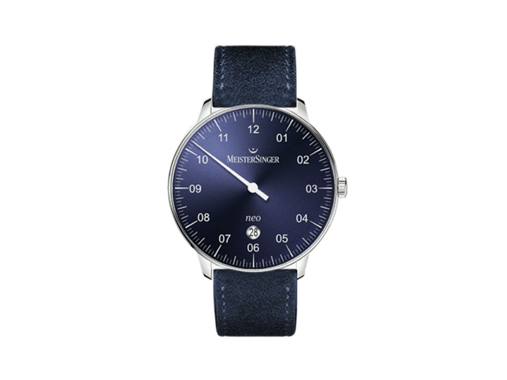 Meistersinger Neo Automatic Watch, ETA 2824-2, 36mm. Leather strap