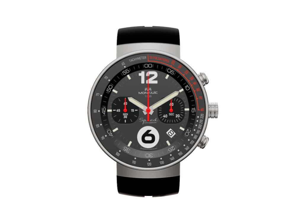 Momo Design Tempest Quartz Watch, PVD coated, Chronograph, 46 mm, MD10 -  Iguana Sell