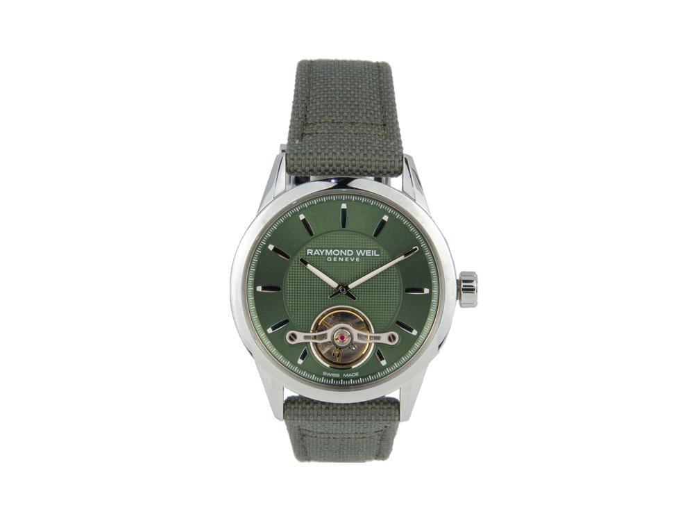 Raymond Weil Freelancer Automatic Watch, 42 mm, Green, 10 atm, 2780-ST -  Iguana Sell