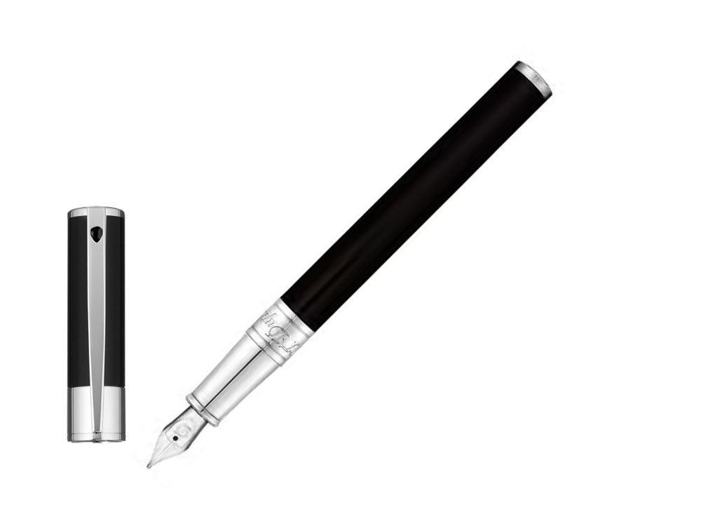 Hub Pens Black Xact Chrome Fine Point Pen