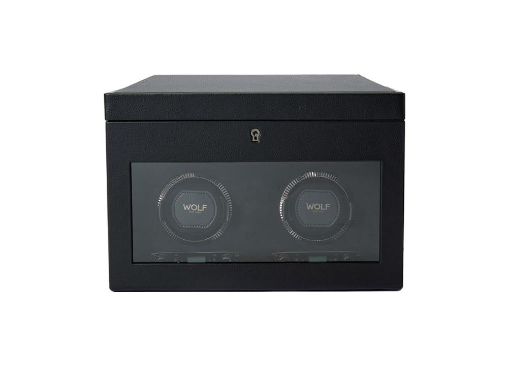 WOLF British Racing Watch winder 3 Watches Black 792302