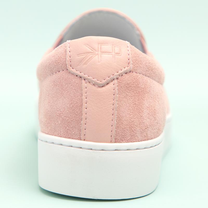 womens blush slip on sneakers