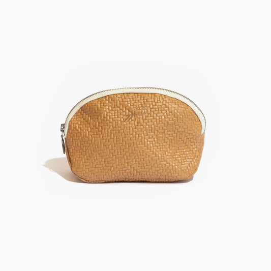 Trendy Tan Check Cosmetic Pouch – Freshly Picked