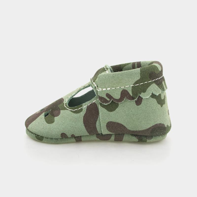 freshly picked camo moccasins